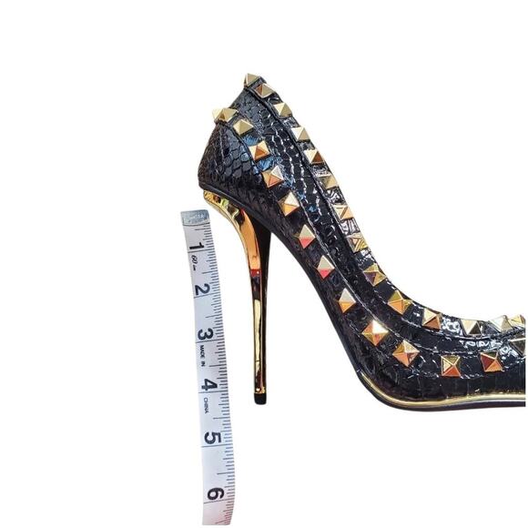 Privileged Pheonix Stud Black Heels Size: 6.5 - Picture 4 of 6